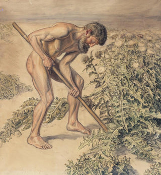 Adam dessinant un chardon - Joakim Skovgaard