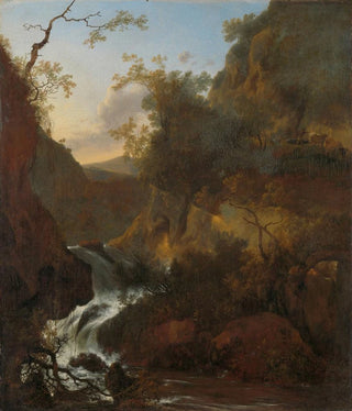 Adam Pynacker - A waterfall.webp