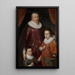 George Seton 8th Lord Seton and 3rd Earl of Winton 1584-1650 Royalist With his sons - Adam de Colone — framed artwork on a wall