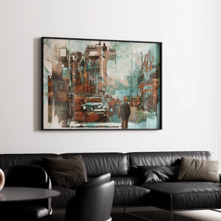 Riminiscenza Urbana | Decorazione d'arte astratta