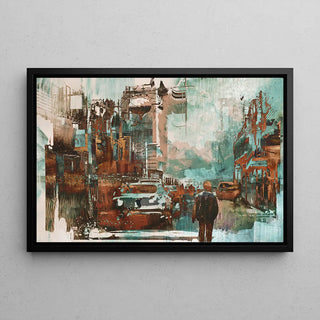 Riminiscenza Urbana | Decorazione d'arte astratta