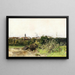 View of Enns on the Danube - Adolf Ditscheiner — framed artwork on a wall
