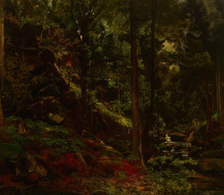 Adolf Dressler - Stream in the Woods.webp