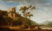 Landschaft mit Burgruinen - Adolf Fryderyk Harper — Ansicht des Kunstwerks