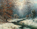 Winterflusslandschaft - Adolf Kaufmann — Ansicht des Kunstwerks