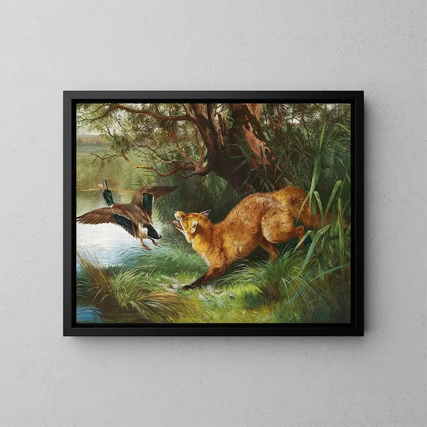 Auf der Suche nach einem großen Traum - Adolf Mackeprang — gerahmtes Bild an der Wand