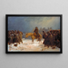 Die Rückkehr Napoleons aus Russland - Adolf Northen — gerahmtes Bild an der Wand