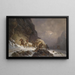 L'attaque - Adolf Schmidt — gerahmtes Bild an der Wand