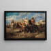 Arabes - Adolf Schreyer — quadro incorniciato alla parete