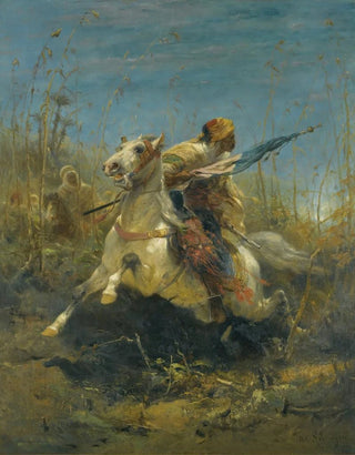 Adolf Schreyer - The Pursuit.webp