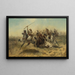 Die Ladung (Kriegszustand) - Adolf Schreyer — gerahmtes Bild an der Wand