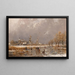 Plaisirs d'Hiver sur la Glace - Adolf Stademann — framed artwork on a wall