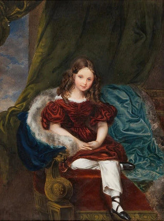 Adolf Theer - Portrait of a Young Lady.webp
