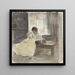 Naaister - Adolf le Comte — gerahmtes Bild an der Wand
