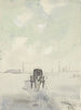 Paesaggio invernale con cavallo e carrozza - Adolf le Comte — vista dell’opera