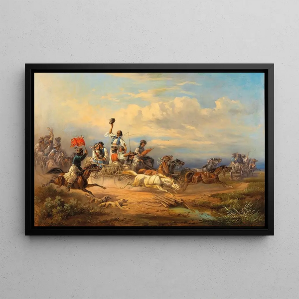 Adolf van der Venne - Wilde Fahrt.webp