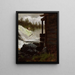 Eine Wasserfall - Adolph Tidemand — gerahmtes Bild an der Wand
