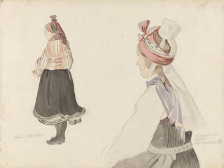 Adolph Tidemand - Draktstudier Valle i Setesdal.webp