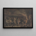 Dopo il duello - Adolph Tidemand — quadro incorniciato alla parete