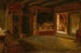 Innenansicht eines Bauernhofs von Sandak - Adolph Tidemand — Ansicht des Kunstwerks