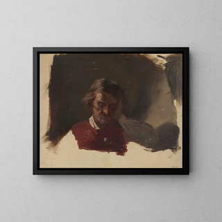 Adolph Tidemand - Farmer Study for Low Church Devotion.webp