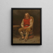 Studio del contadino seduto per Haugianerne - Adolph Tidemand — quadro incorniciato alla parete