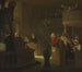 Service in una chiesa di campagna norvegese - Adolph Tidemand — vista dell’opera