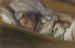 a sleeping infant in its cradle - Adolph von Menzel — artwork view