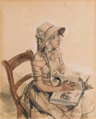 Adolph von Menzel - Frulein Maercker.webp