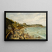 View of Scarborough - Adolphe Behrens — framed artwork on a wall