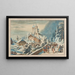 Valangin - Adolphe Doudiet — gerahmtes Bild an der Wand