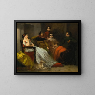 Adolphe Monticelli - Conversation Daprs Diner.webp