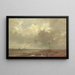 Ansicht des Flusses am Abend - Adolphe Mouilleron — gerahmtes Bild an der Wand