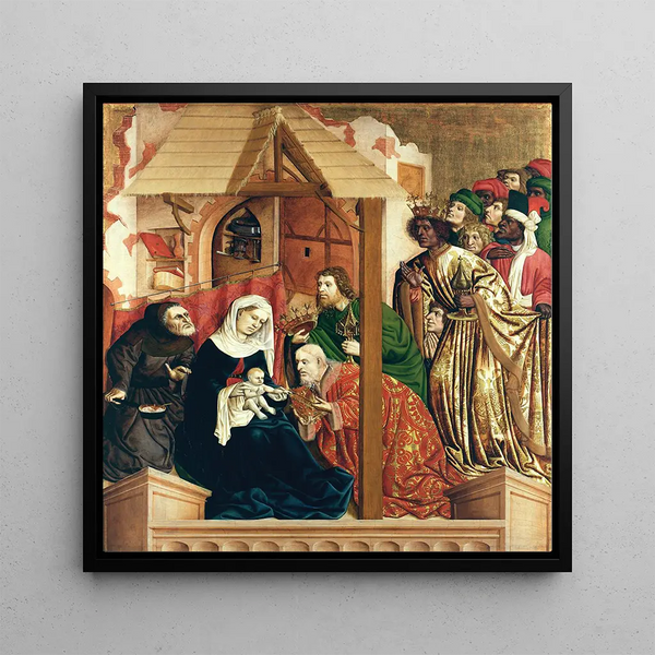 Adoration des Mages Les ailes de l'autel de Wurzach - Hans Multscher