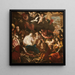 Adorazione dei pastori - Lorenzo De Ferrari — quadro incorniciato alla parete