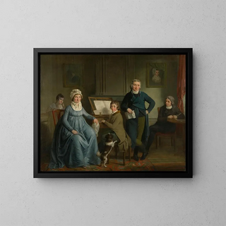 Adriaan de Lelie - Musicmaking family.webp