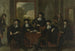 Les surintendants du Collegium Medicum à Amsterdam 1683 - Adriaen Backer — artwork view