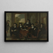 Les surintendants du Collegium Medicum à Amsterdam 1683 - Adriaen Backer — framed artwork on a wall
