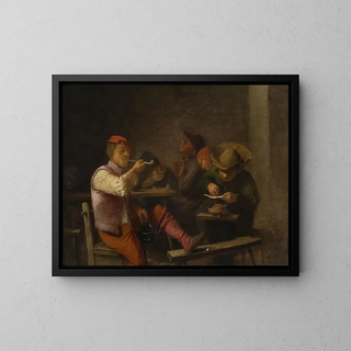Adriaen Brouwer - Peasant smoking tobacco in a tavern.webp