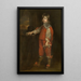 Charles II as Prince of Wales - Adriaen Hanneman — framed artwork on a wall