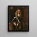 Cornelis van Aerssen 1600-62 Seigneur de Sommelsdijk Oberst der Kavallerie - Adriaen Hanneman — gerahmtes Bild an der Wand