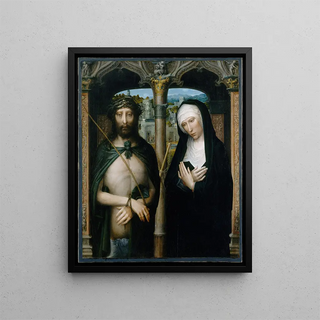 Adriaen Isenbrandt - Christ Crowned with Thorns Ecce Homo and the Mourning Virgin.webp