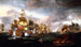 La Bataille de Lowestoft, 3 Juin 1665, Engagement entre les Flottes Anglaise et Néerlandaise - Adriaen van Diest — artwork view
