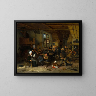 Adriaen van Ostade - Peasant Inn.webp