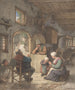 Lire les nouvelles au Weavers Cottage - Adriaen van Ostade — artwork view