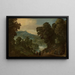 Ländliches Landschaft mit Figuren - Adriaen van Stalbemt — gerahmtes Bild an der Wand