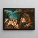 La Sainte Famille avec des anges jouant sur la croix - Adriaen van Stalbemt — quadro incorniciato alla parete