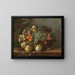 Stillleben mit Früchten - Adriaen van Utrecht — gerahmtes Bild an der Wand