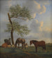 Paesaggio con cavalli e bovini - Adriaen van de Velde — vista dell’opera
