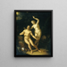 God holds Adam and Eve responsible - Adriaen van der Werff — framed artwork on a wall